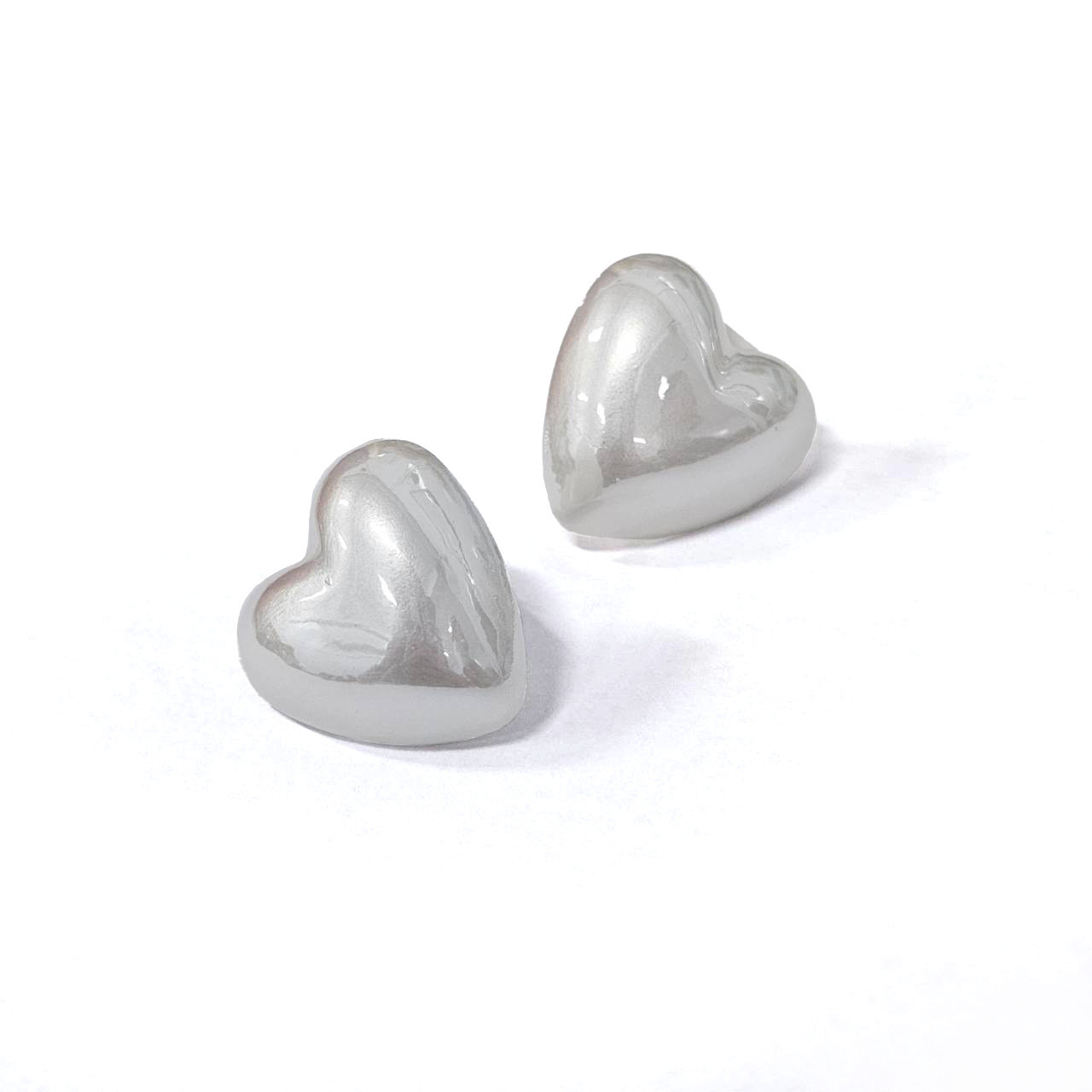 加購品-珍珠愛心鞋扣(白)