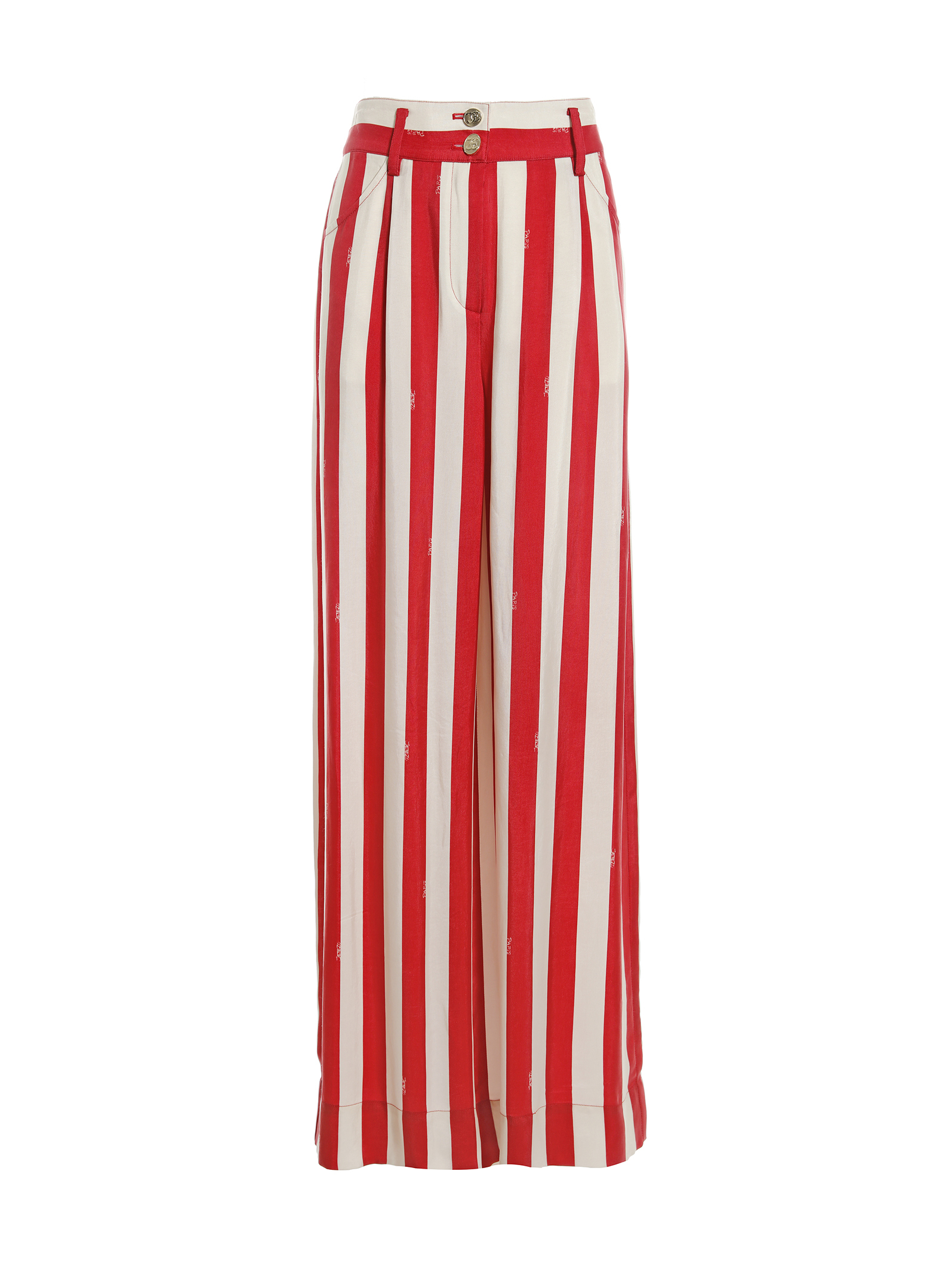 BC1EB012B1 濱海風情經典紅條紋落地寬褲