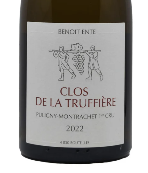 Benoit Ente Puligny Montrachet 1er Cru Clos de la Truffiere 2022