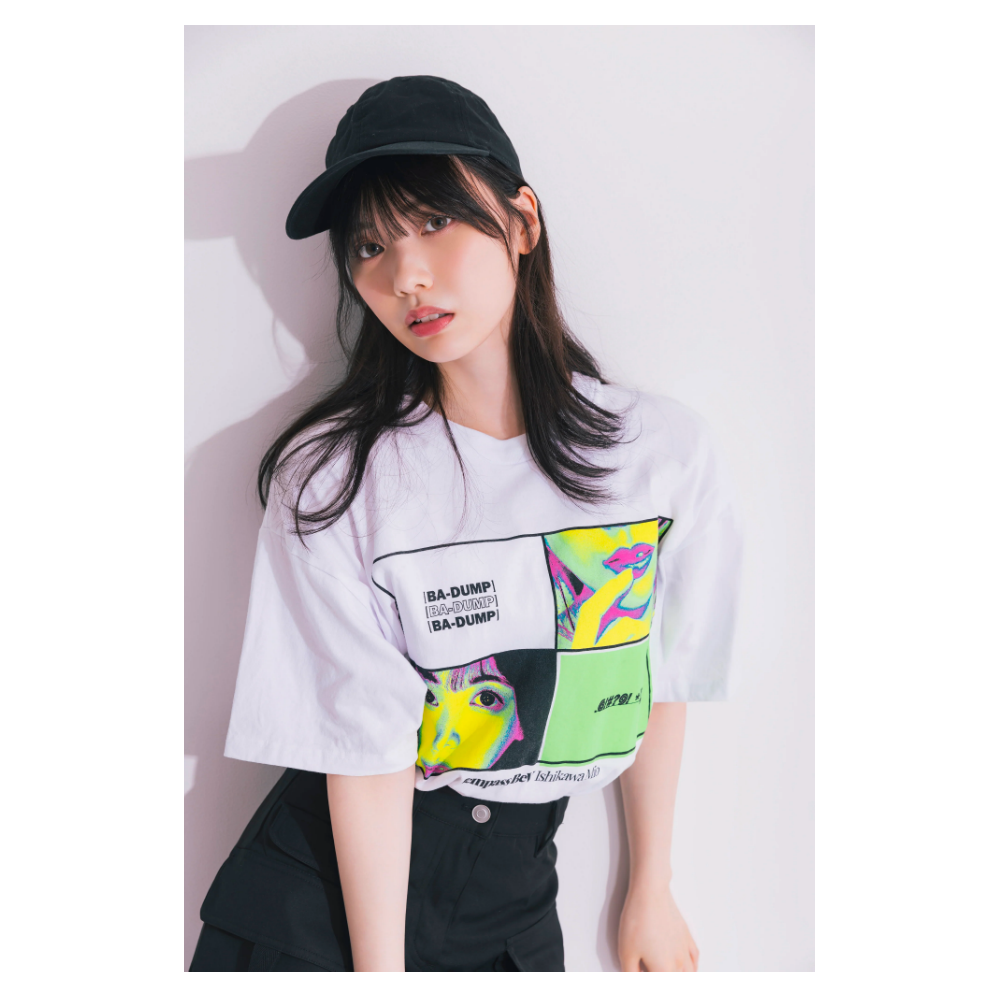石川澪「BA-DUMP」NEON Tシャツ TEE