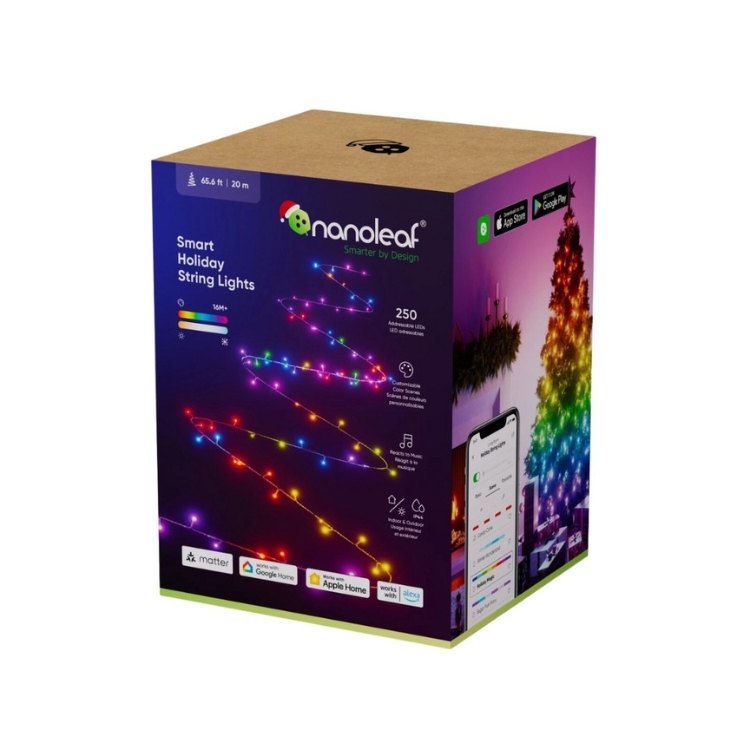 Nanoleaf 1D Outdoor IP44 Holiday String Lights SMK (65.6ft/20m)