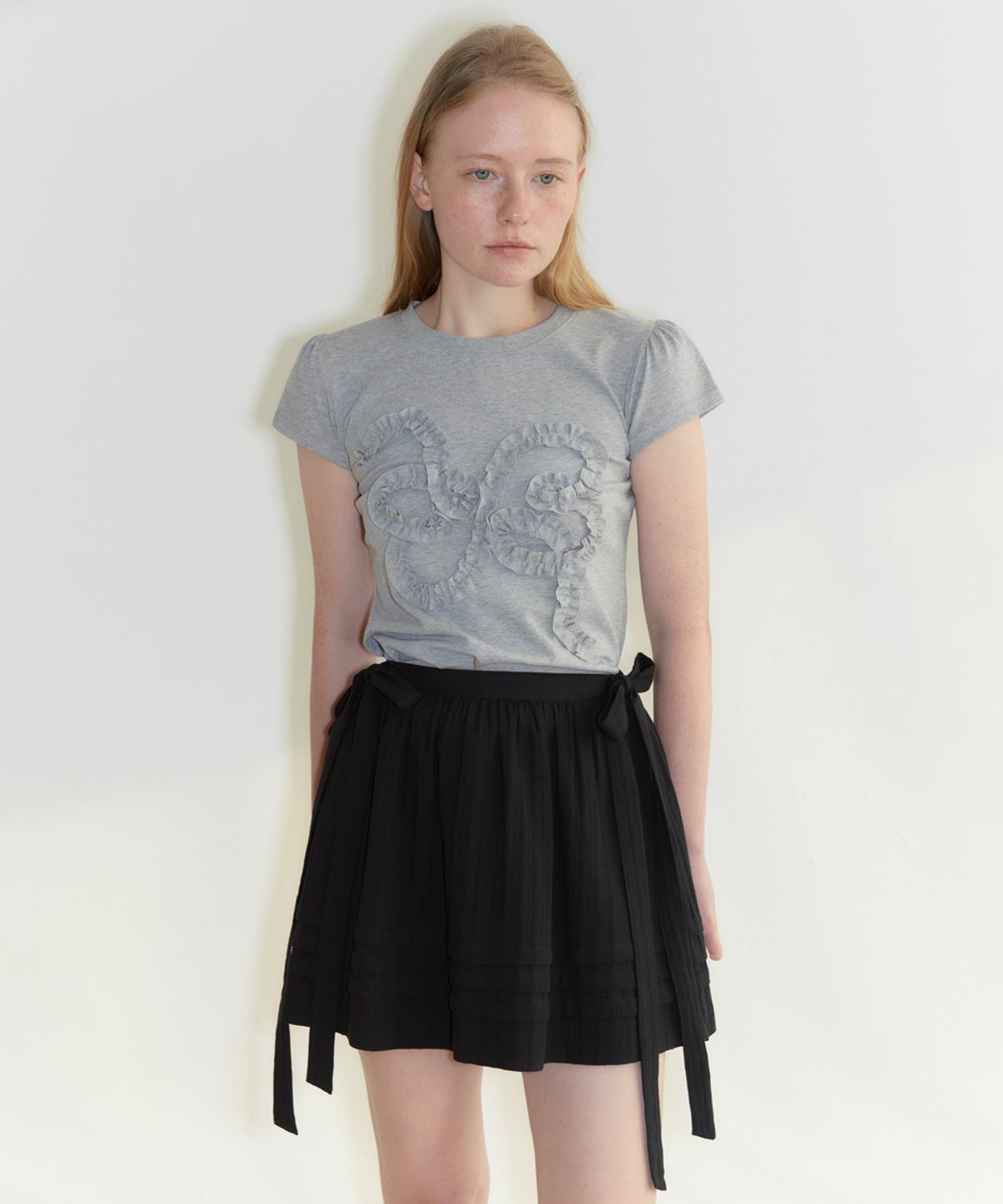 Sinoon Butterfly Frill T-Shirts