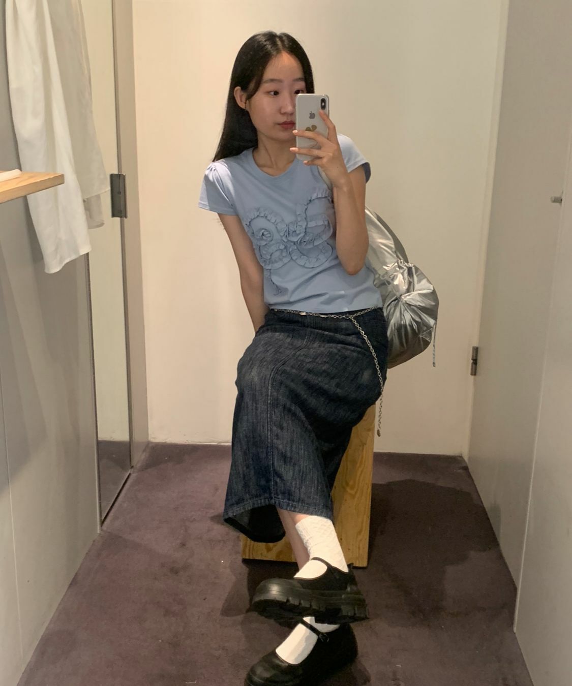 Sinoon Butterfly Frill T-Shirts
