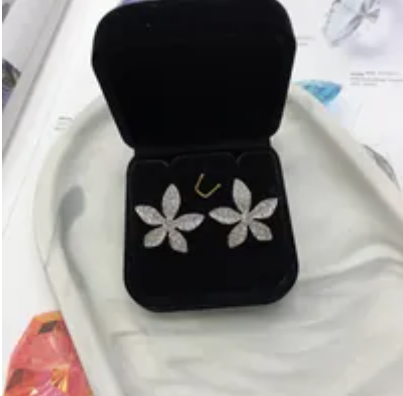 [S] GEMZ & CO RCS EARRINGS,CRYSTAL, EA-101 (Z231)