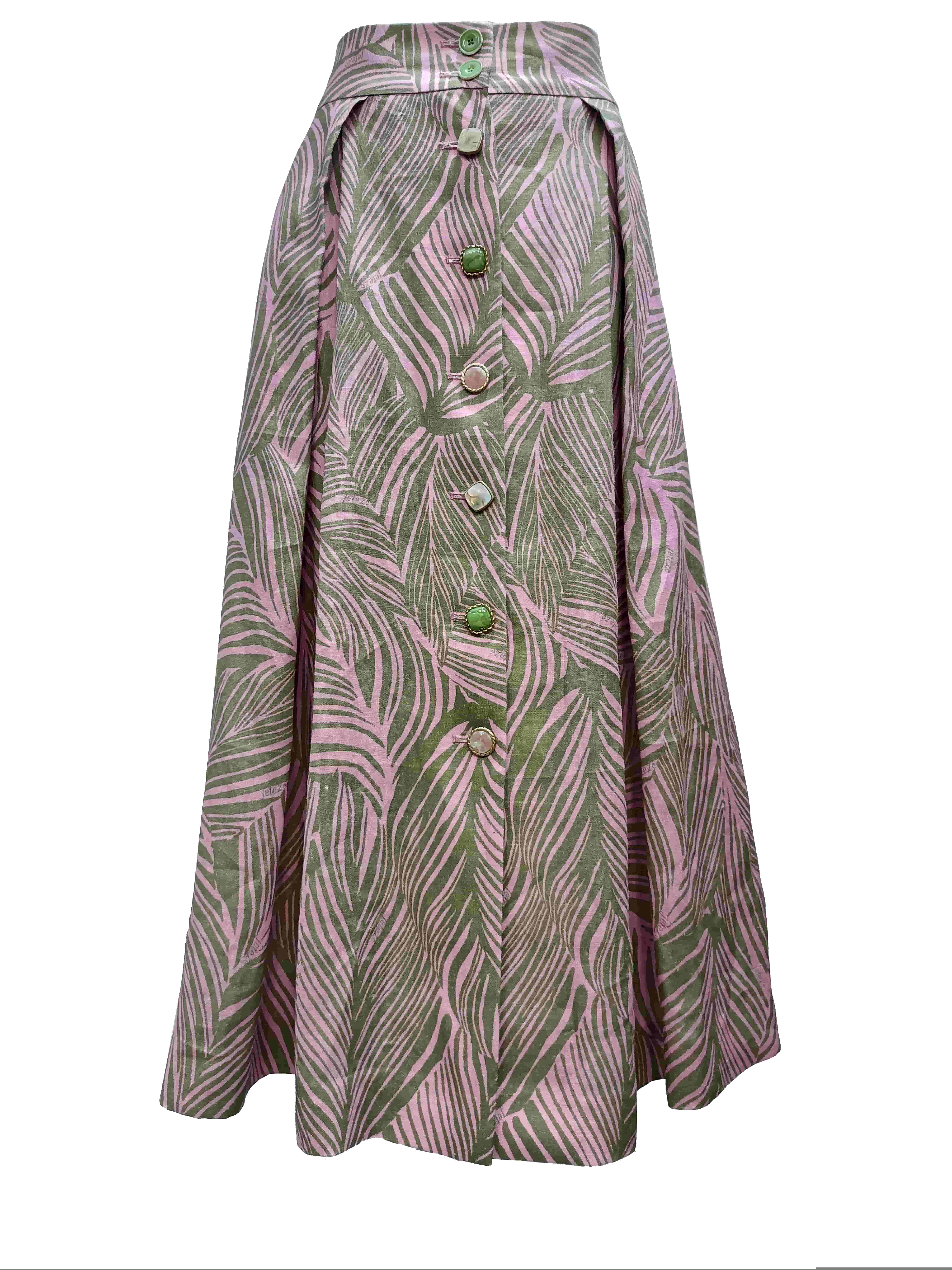 BC1EE107C1 午後漫遊珊瑚紅長裙