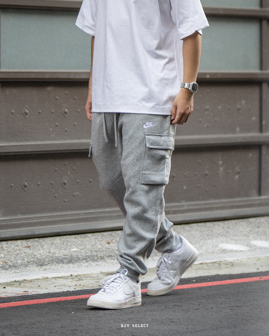 #預購 NIKE 工裝 毛巾底 大口袋 縮口長褲 CZ9955-010 黑 063 灰 410 藍