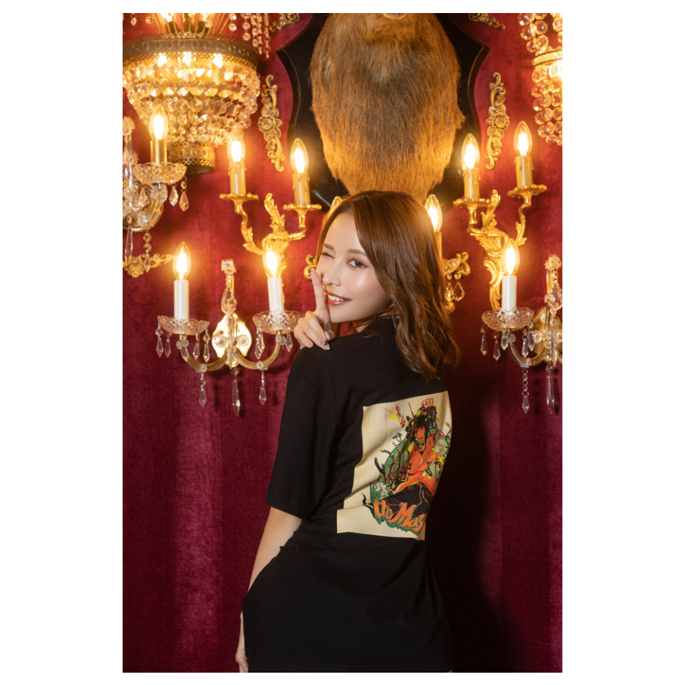 伊藤舞雪 × GODTAIL Thunder Patch × Backprint Tシャツ TEE