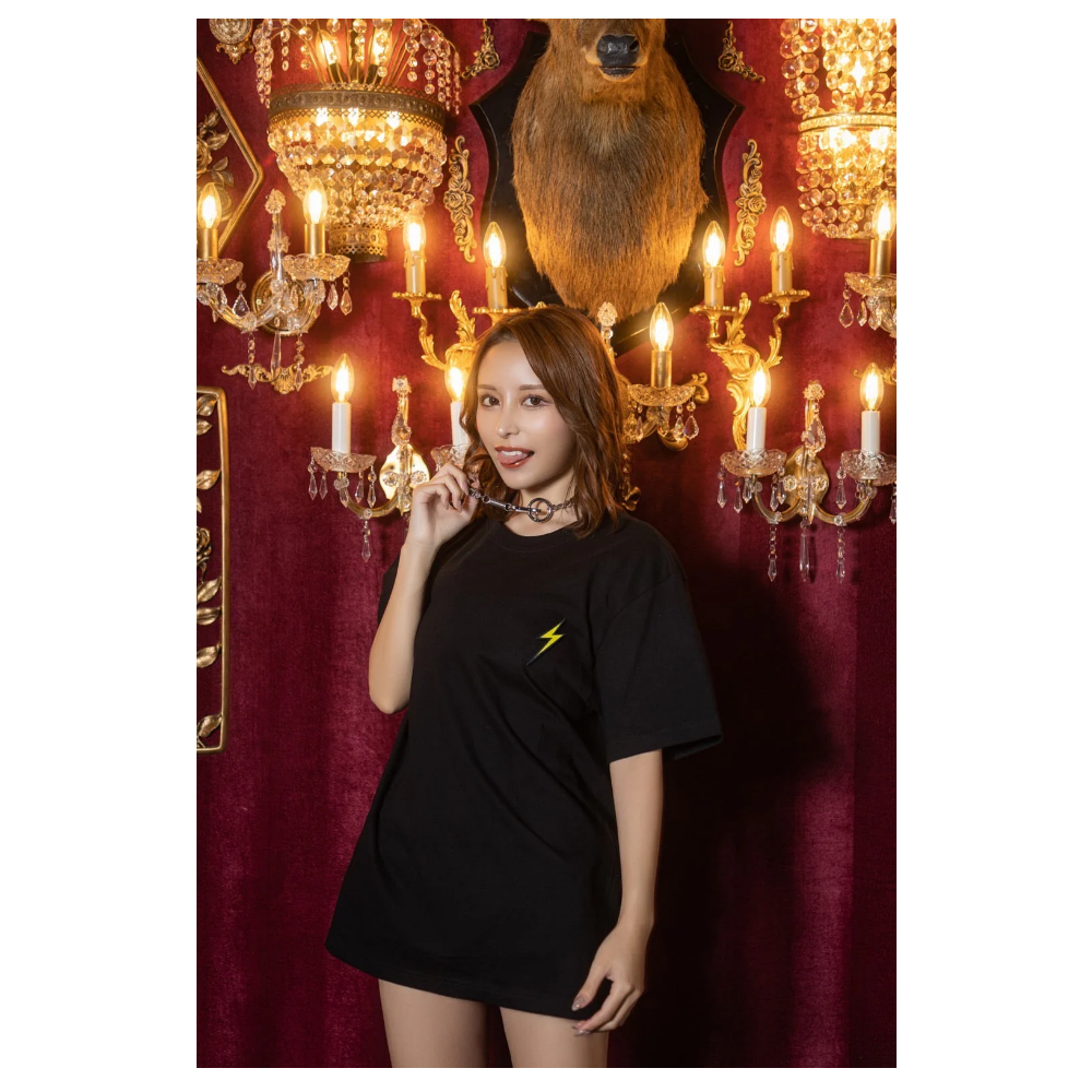 伊藤舞雪 × GODTAIL Thunder Patch × Backprint Tシャツ TEE