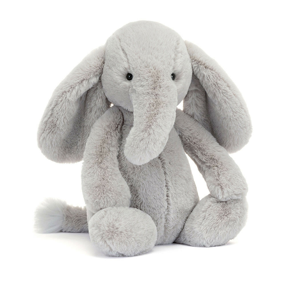 JELLYCAT Bashful Luxe Elephant Thuddeus
