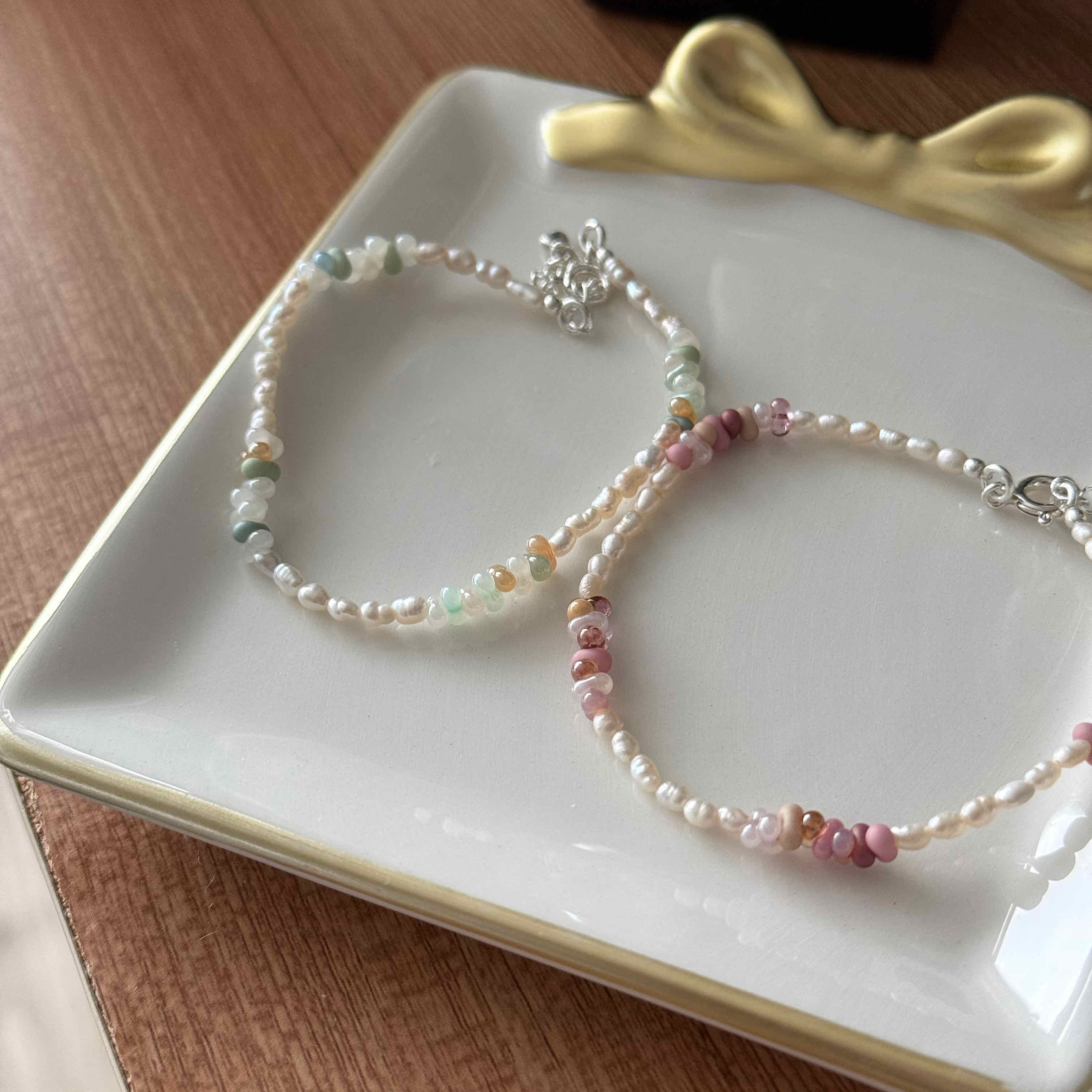 🇰🇷925 silver 海洋派對 項鍊／手鍊｜2 color