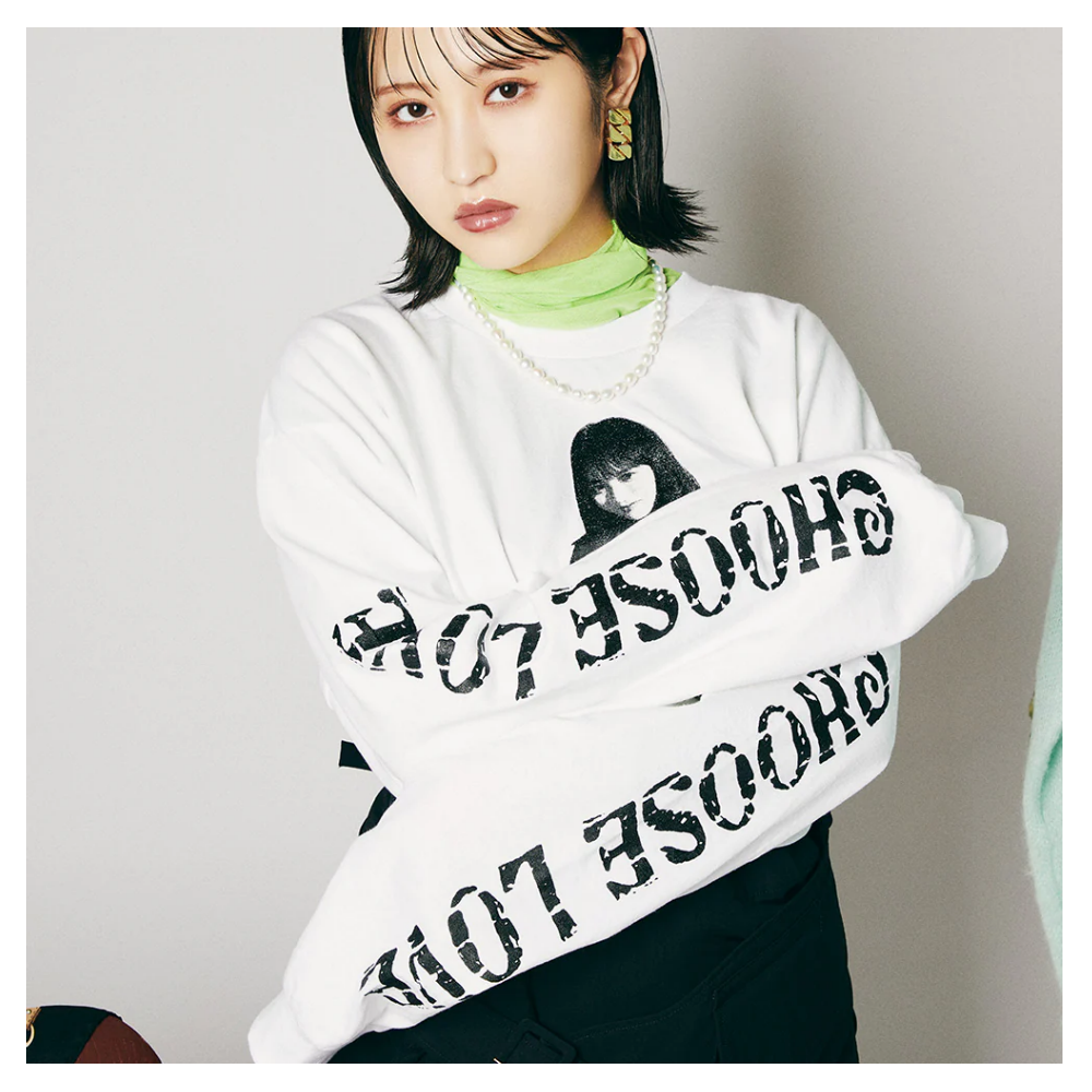 小野六花 RIKKA Long sleeve by MNKM Tシャツ TEE