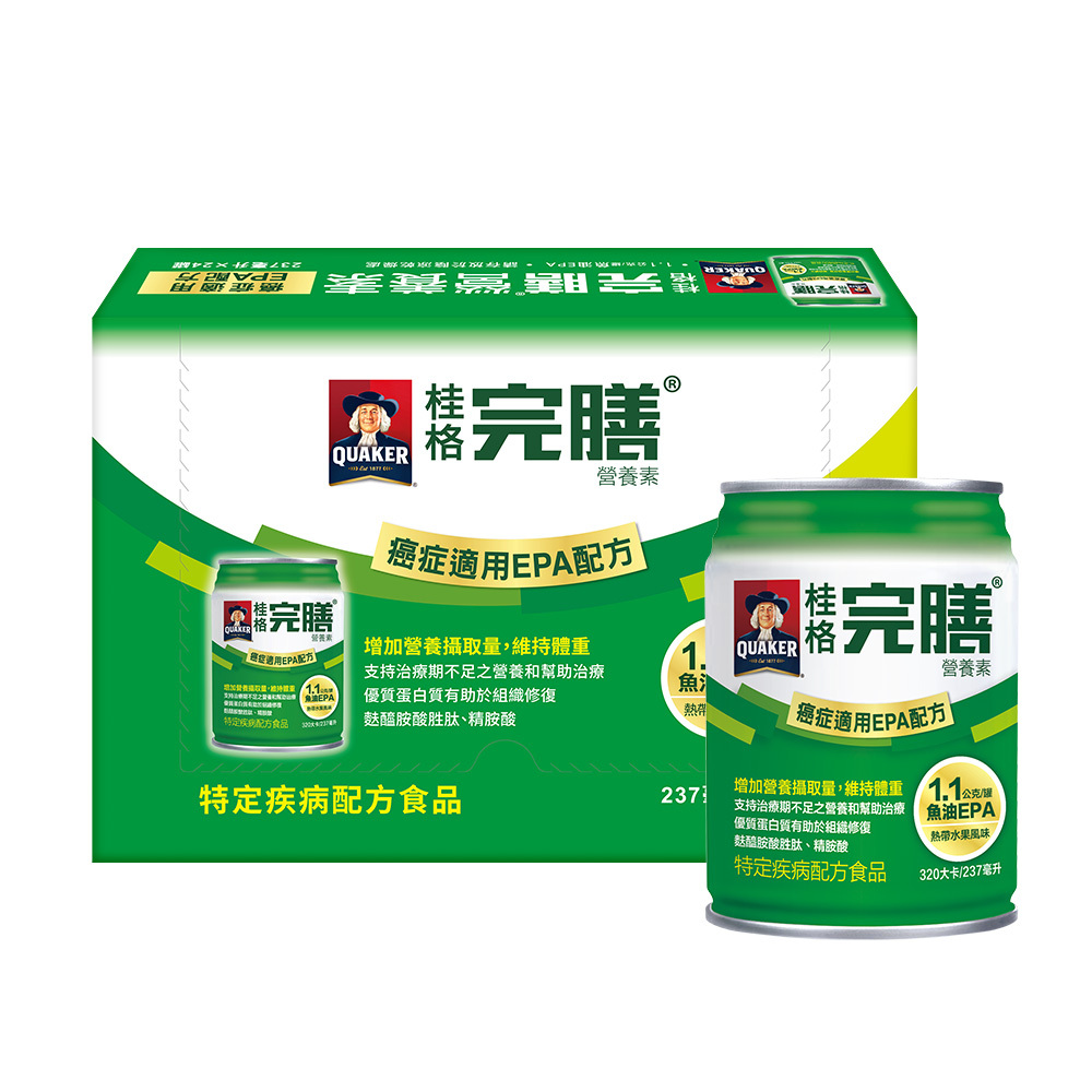 (輸碼再折$300)桂格完膳 癌症適用EPA配方237mlX24罐 [下單輸碼go300 再折$300，折後$3500]