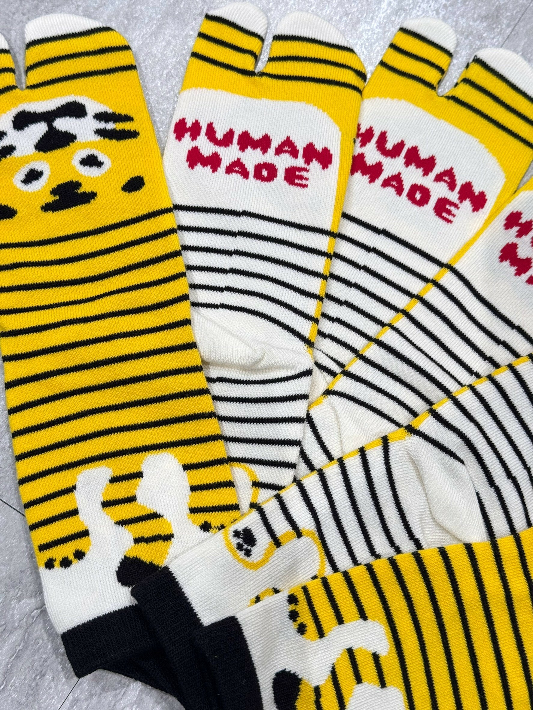 HUMAN MADE 老虎造型 分趾襪