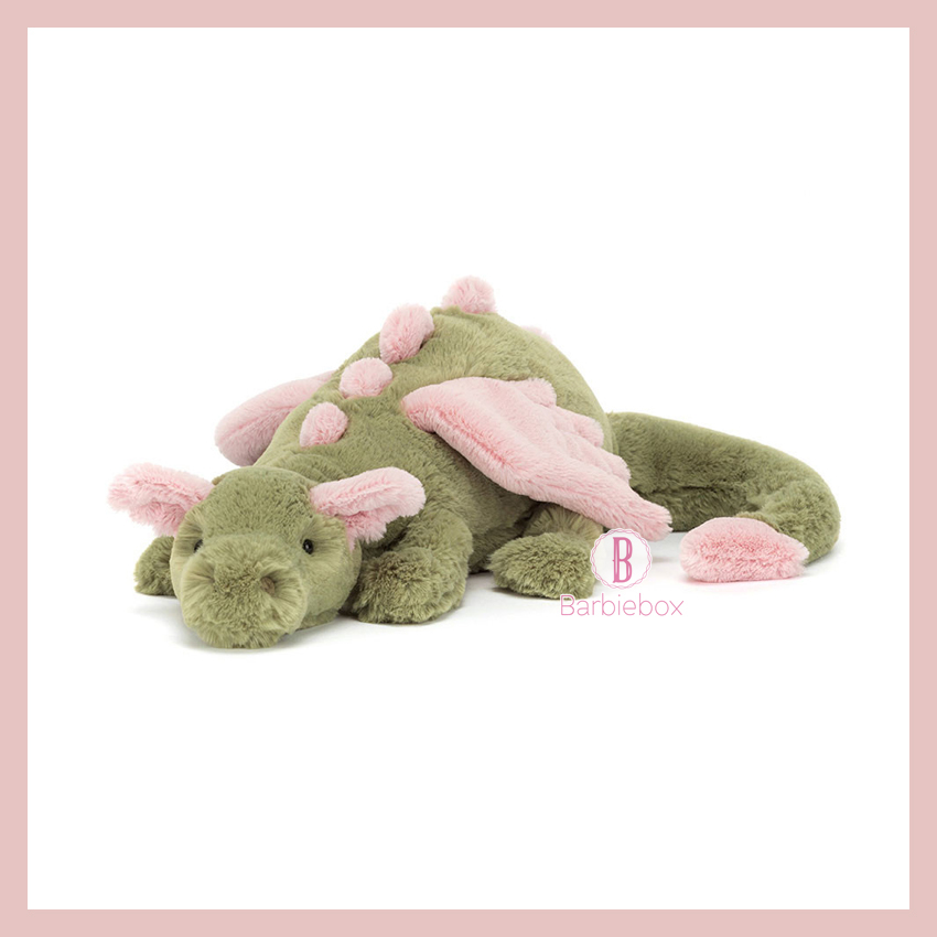 英國jELLYCAT|Malachy Dragon 抹茶櫻花龍OLV2DD