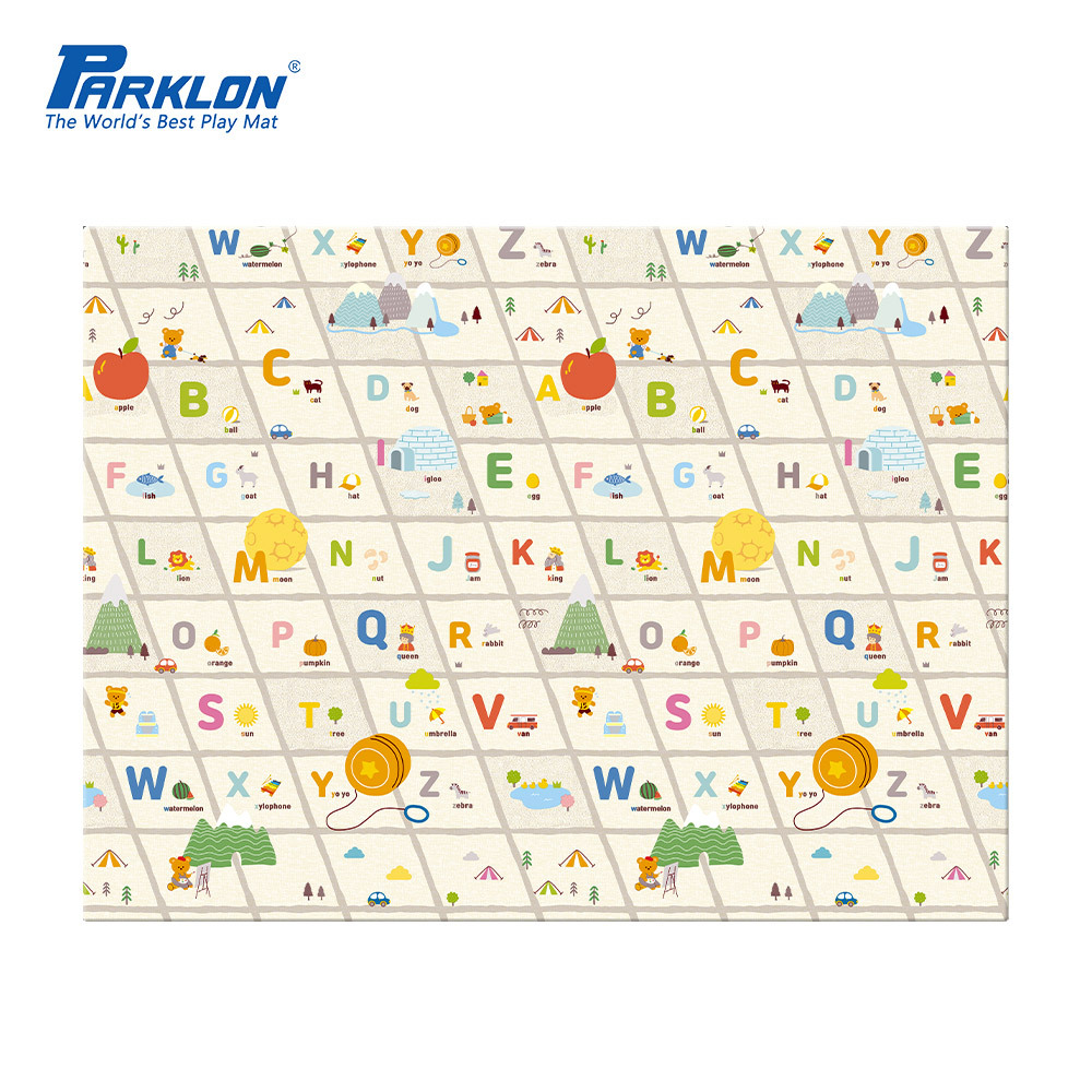 【PARKLON】韓國帕龍無毒地墊 - 單面切邊【字母小鎮】( PYJ-1297 )