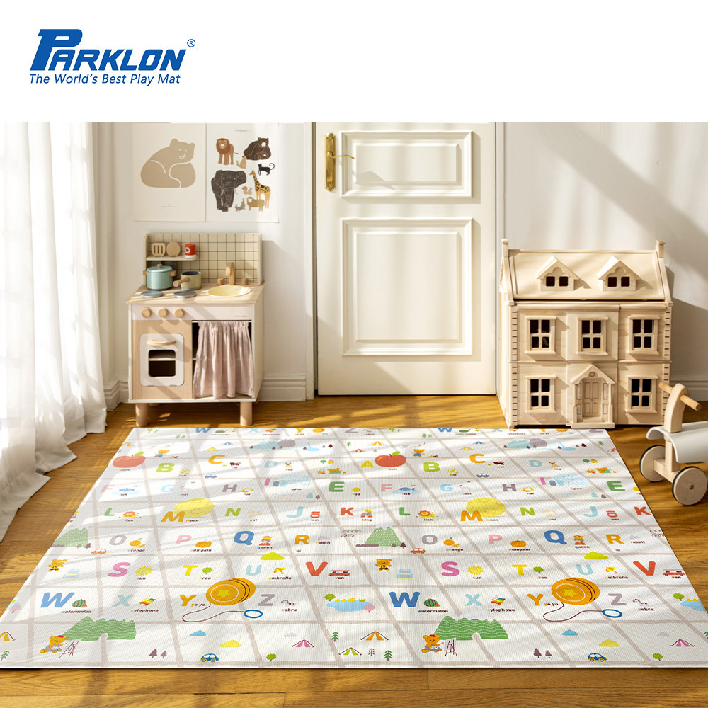 【PARKLON】韓國帕龍無毒地墊 - 單面切邊【字母小鎮】( PYJ-1297 )