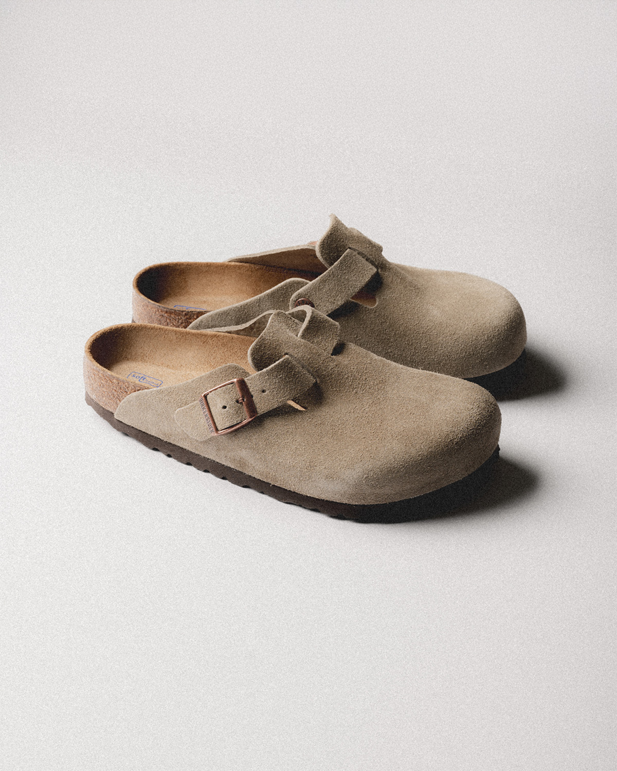 [Instock] Birkenstock Boston Suede SFB Taupe| 0560771