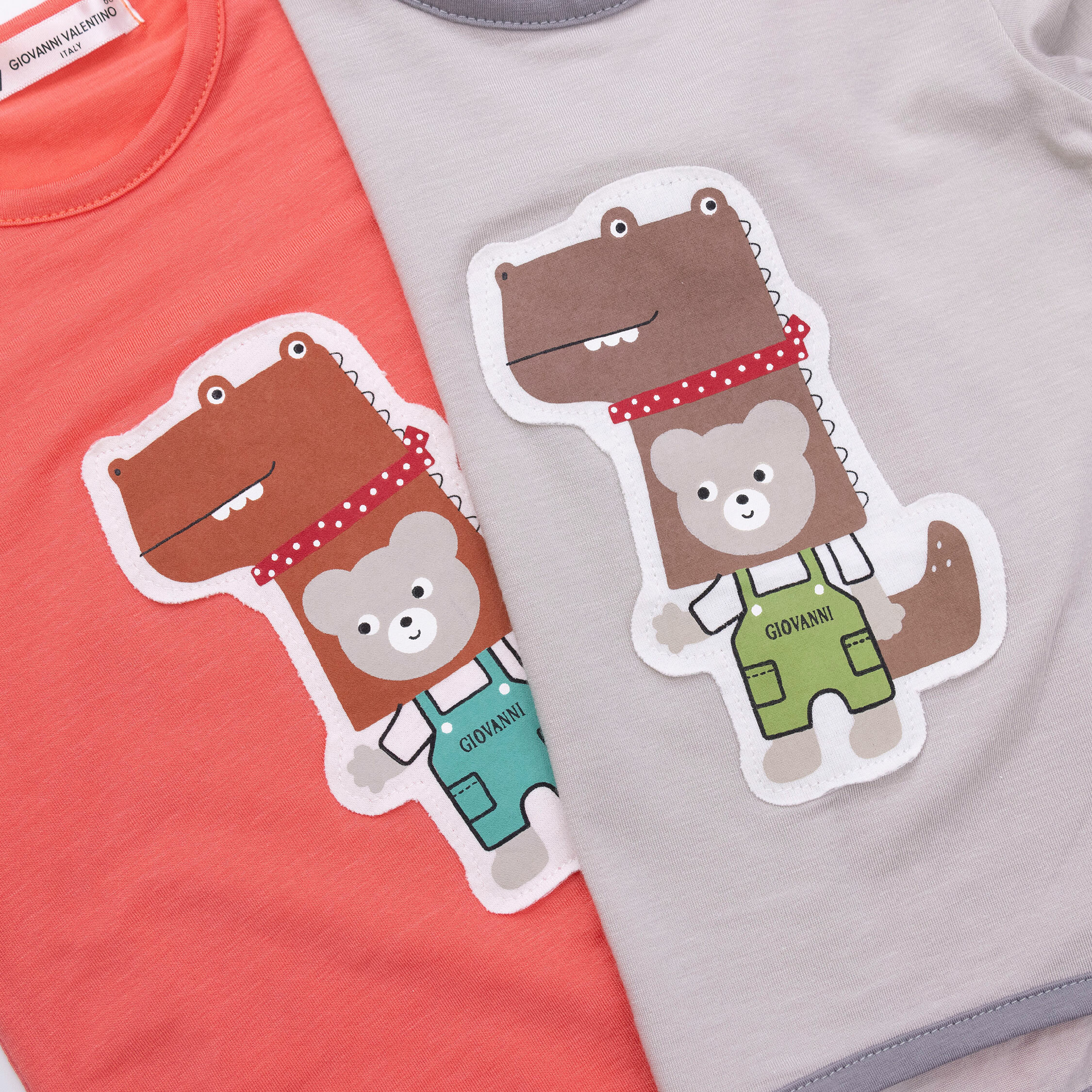 范侖鐵諾【32031】熊熊裝扮鱷魚親膚天絲上衣＊二色