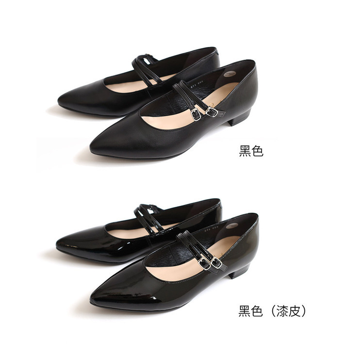 經典不敗 日本製真皮雙帶瑪莉珍鞋【PO-PTN211】