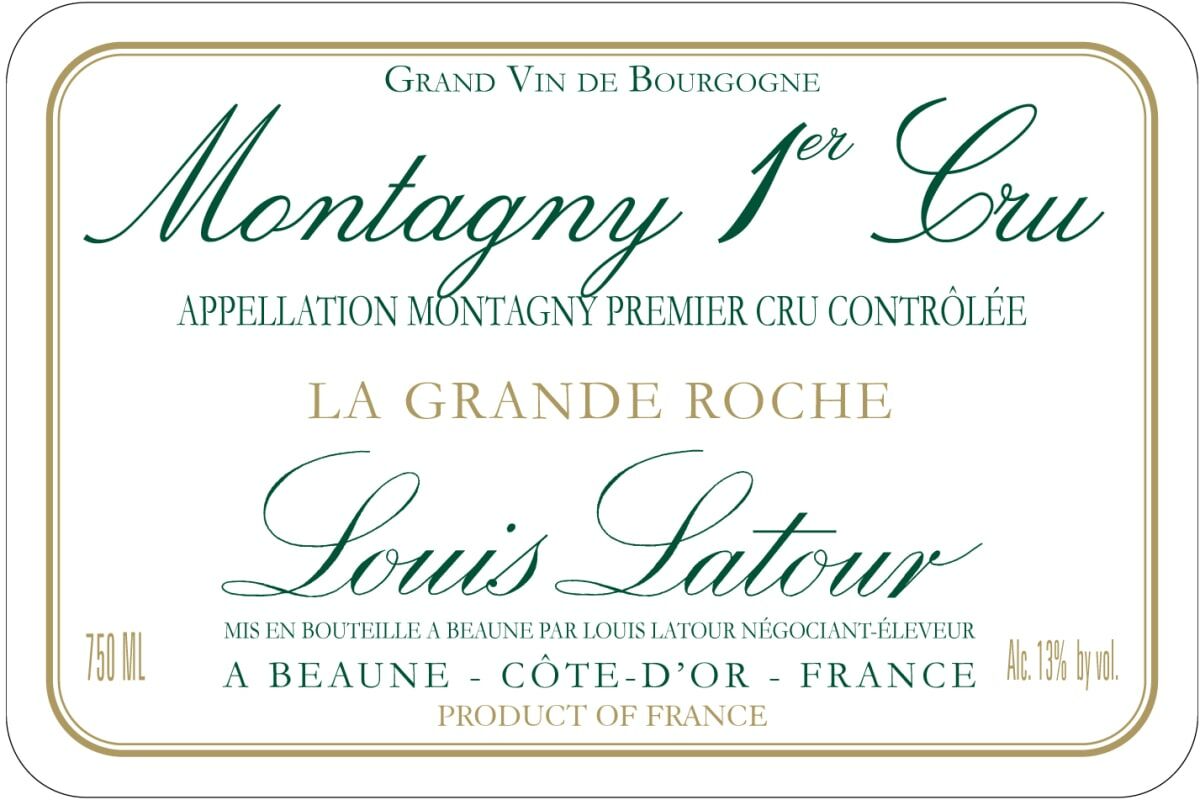 Louis Latour Montagny 1er Cru La Grande Roche 2023 (JS94)