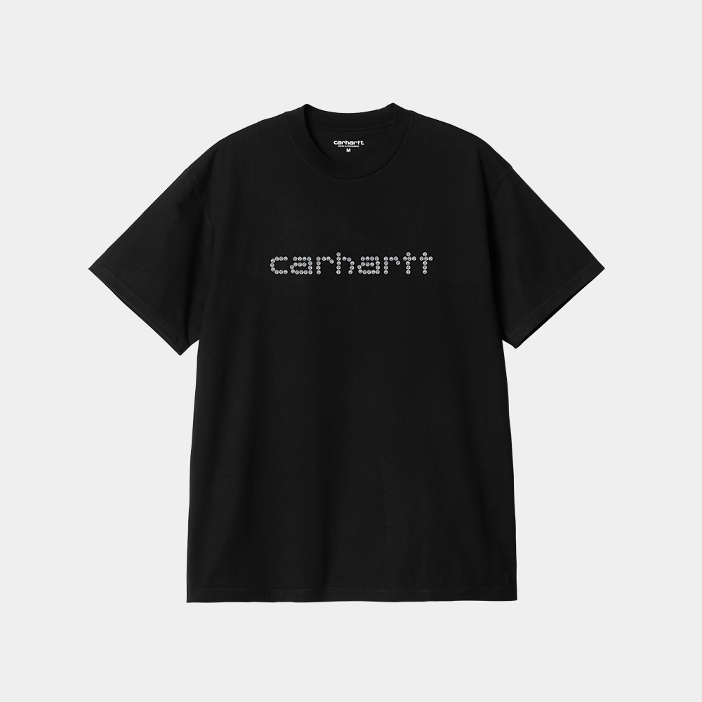 【Carhartt】 S/S RIVET SCRIPT T-SHIRT ★ LOOSE FIT S/S Rivet Script T-Shirt