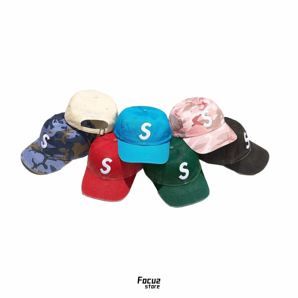 【Focus Store】預購 Supreme SS25 Week2 Pigment Coated S Logo 6-Panel 七色 六分割帽