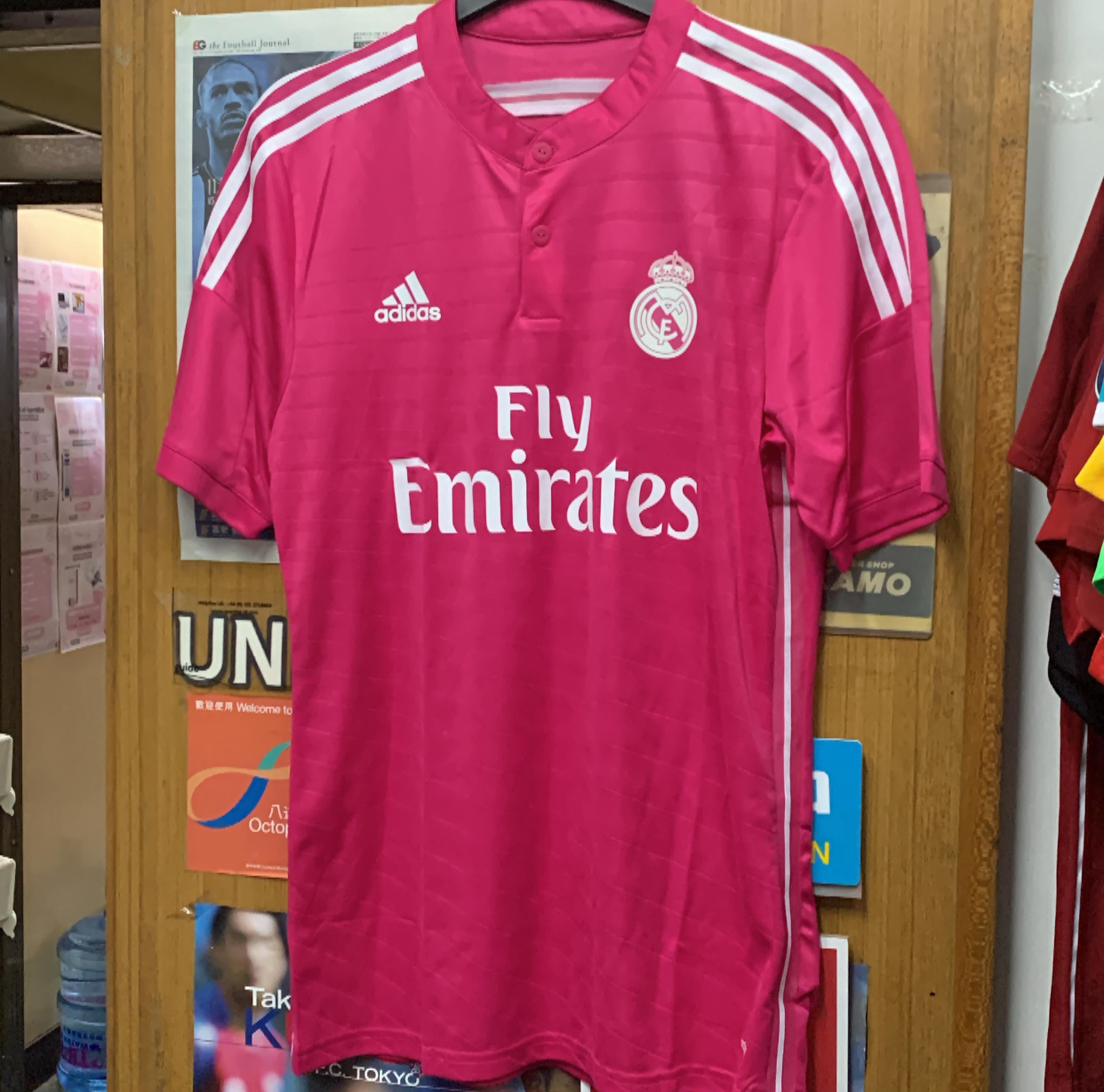 2014 Real Madrid Player Issue Away Shirt with 7 Ronaldo