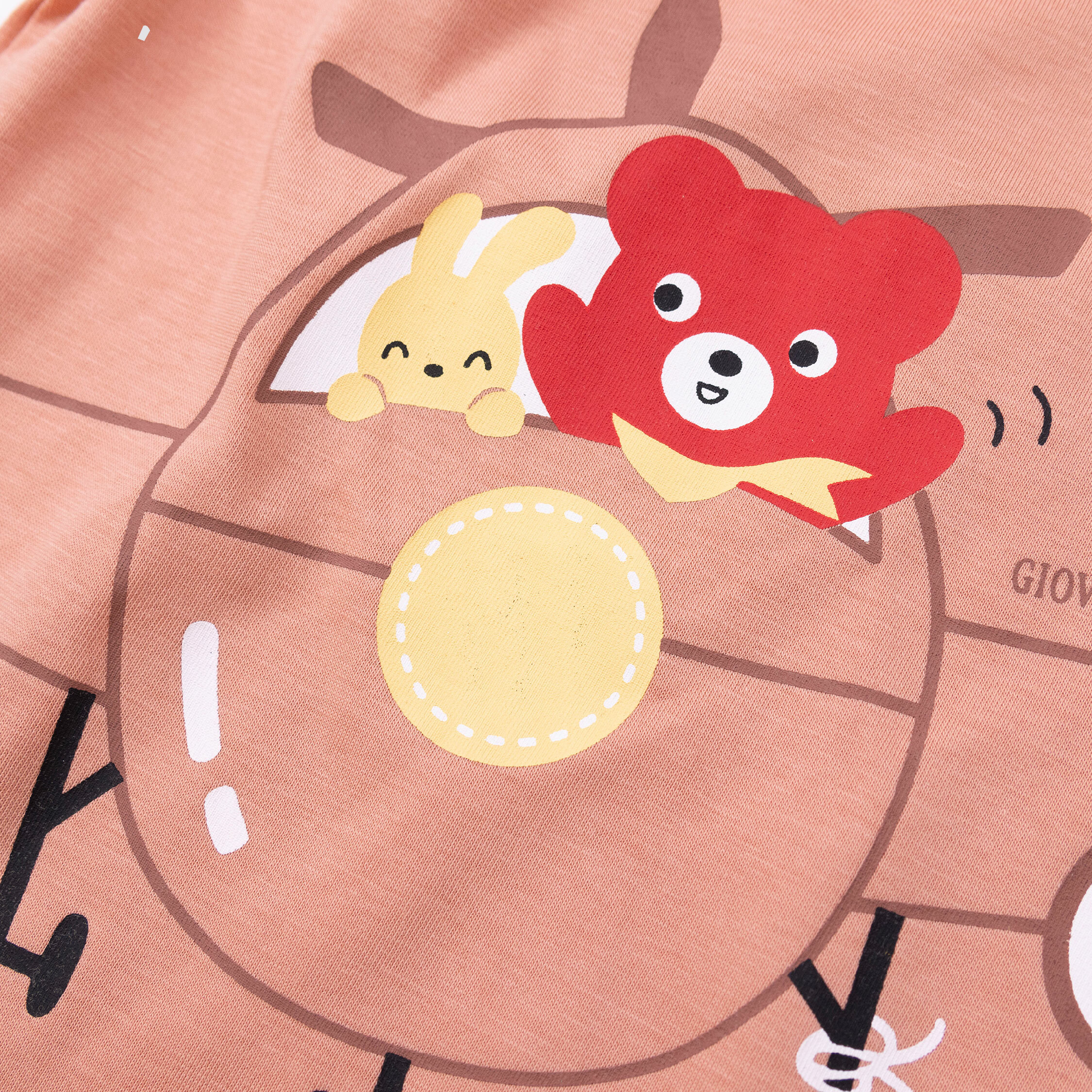 范侖鐵諾【32037】歡樂熊熊兔兔坐飛機上衣＊二色