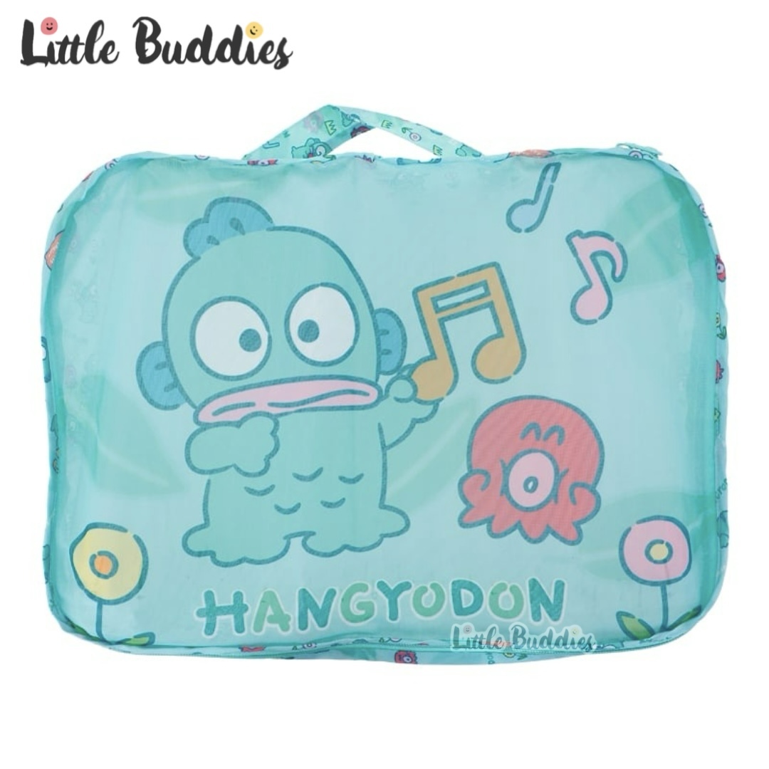 Sanrio Hangyodon 水怪 手挽衣物收納袋