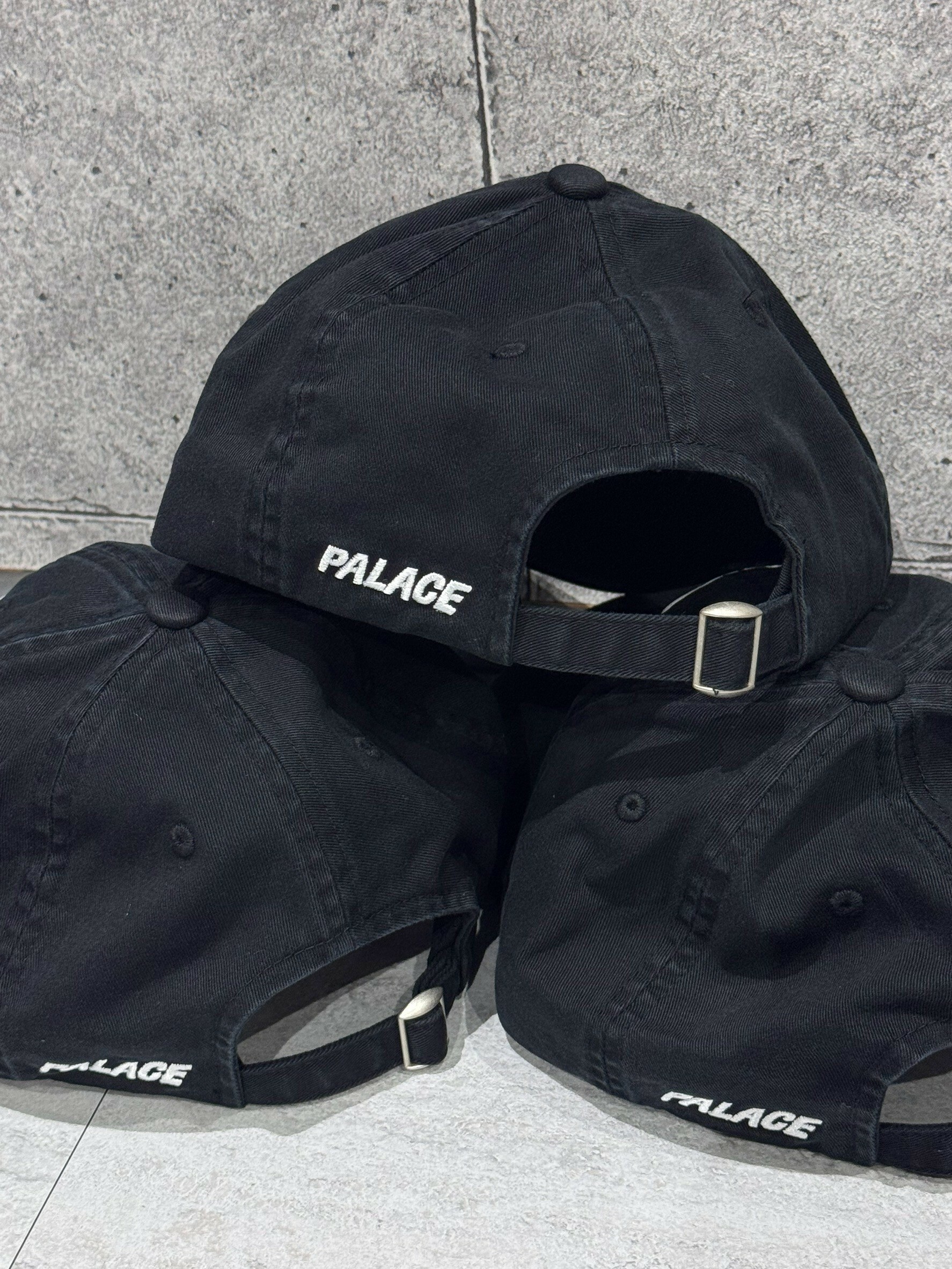 PALACE 基礎刺繡Logo 羊毛氈字體 老帽 黑色