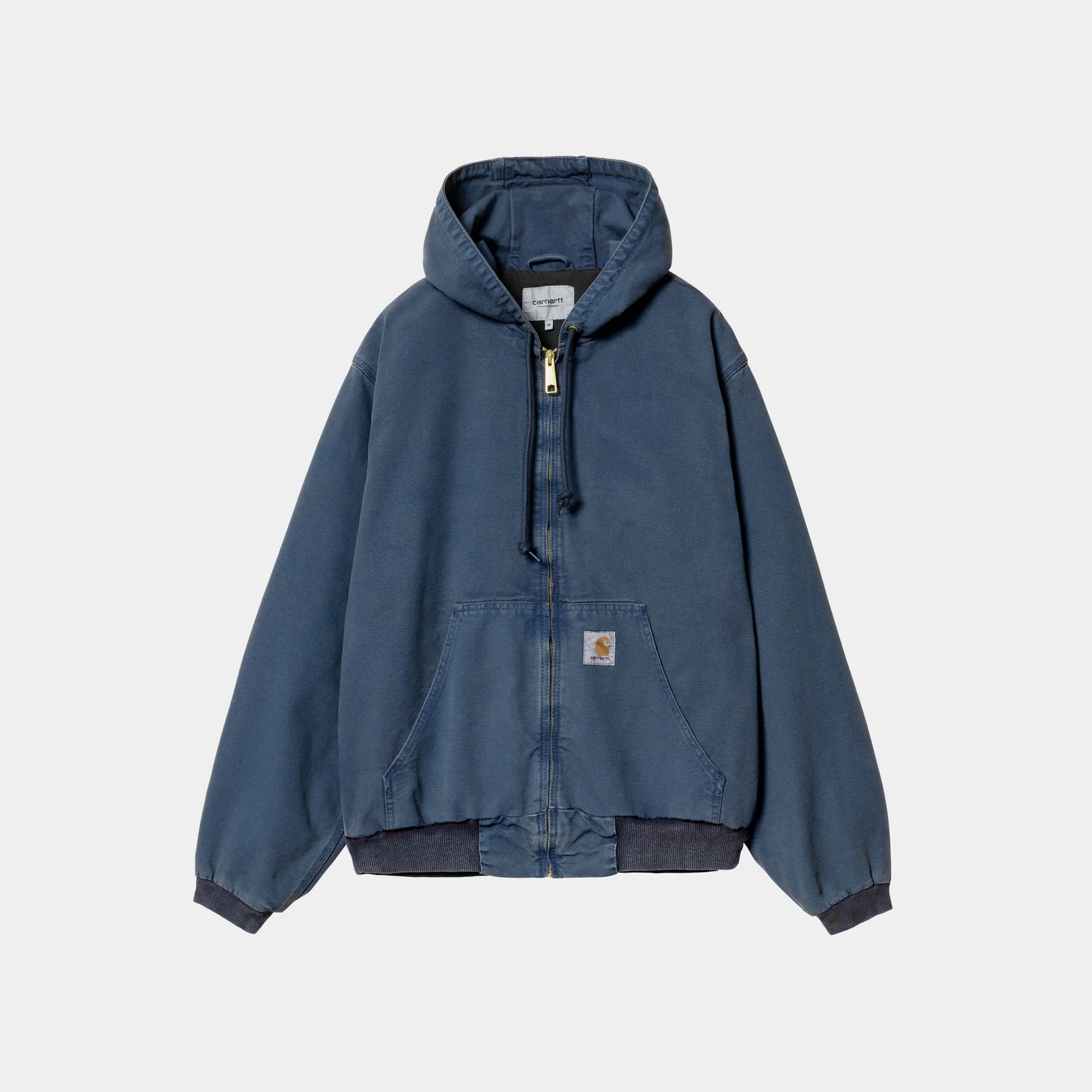 -(E2b03)-CARHARTT WIP OG ACTIVE JACKET (SPRING) - STONE CANVA LOOSE FIT 刷色 連帽外套 深藍色 寬鬆版 春季款-I034820_2OT_4O