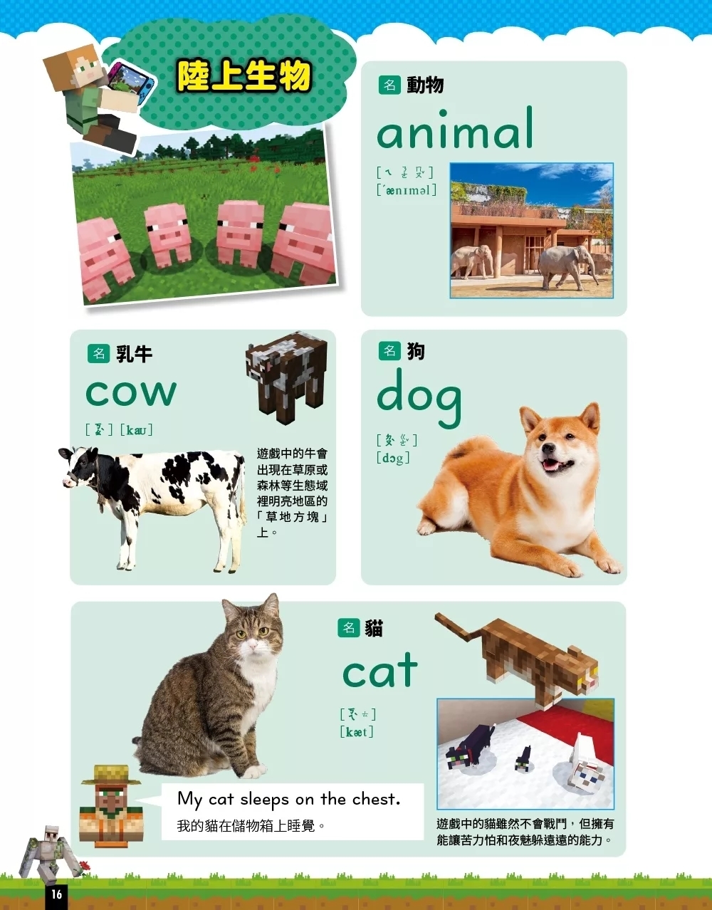 邊玩邊背拿高分！Minecraft英單學霸大圖鑑500+