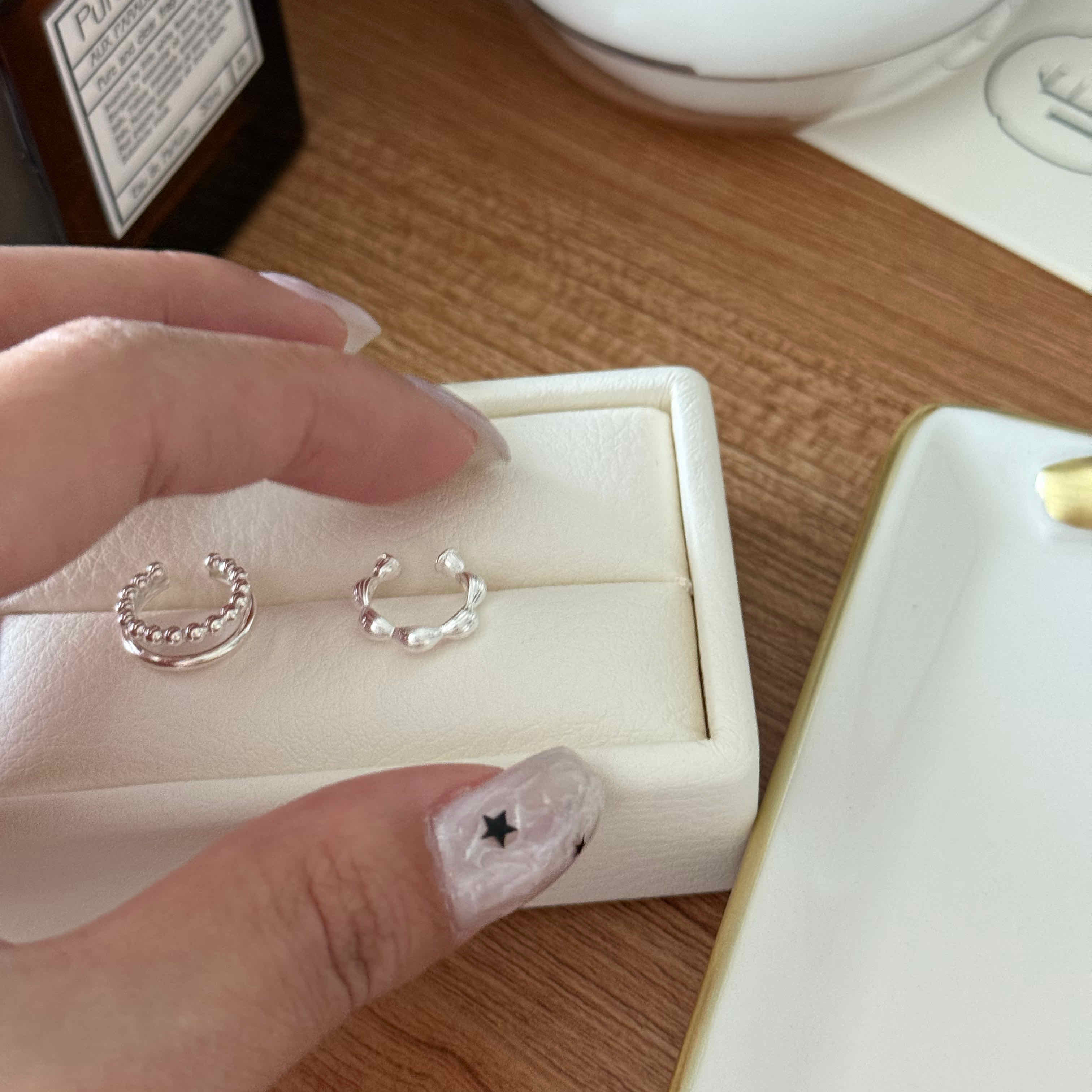 🇰🇷925 silver 厚磅質感耳骨夾｜2 style