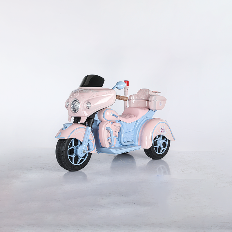 兒童電動摩托車帶後備箱-FROZEN