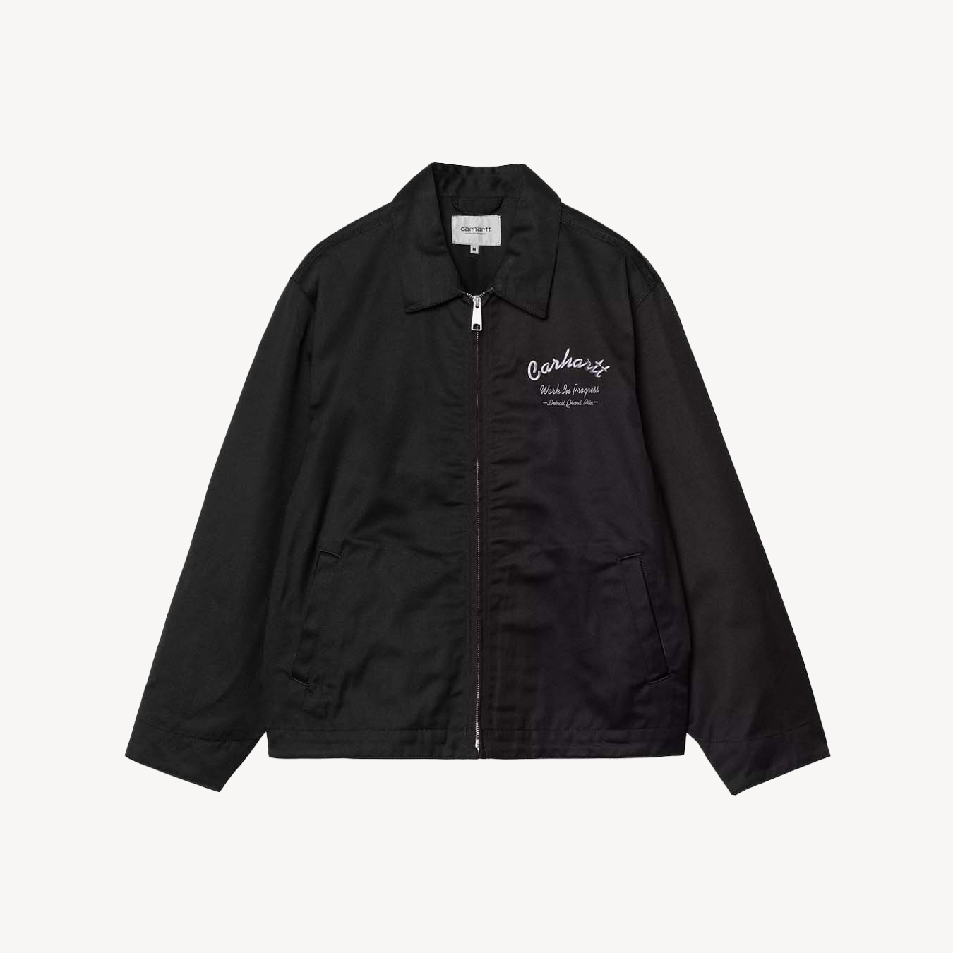 -(E13e04)-CARHARTT WIP RACER MODULE JACKET (RIGID) 拉鍊外套 刺繡字樣 賽車插圖外套-I034517_2WL_01