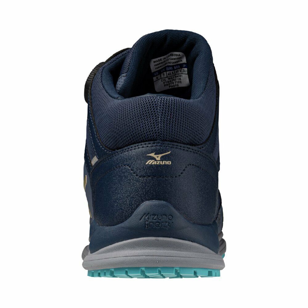 MIZUNO ALMIGHTY HWII 81M BOA 美津濃防護鞋「藍灰色」F1GA256405