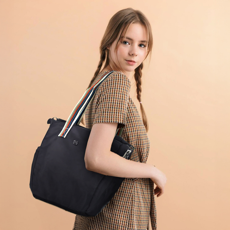 BOBO iMi兩用托特包 附可拆卸斜背帶 手提斜背兩用 防潑水