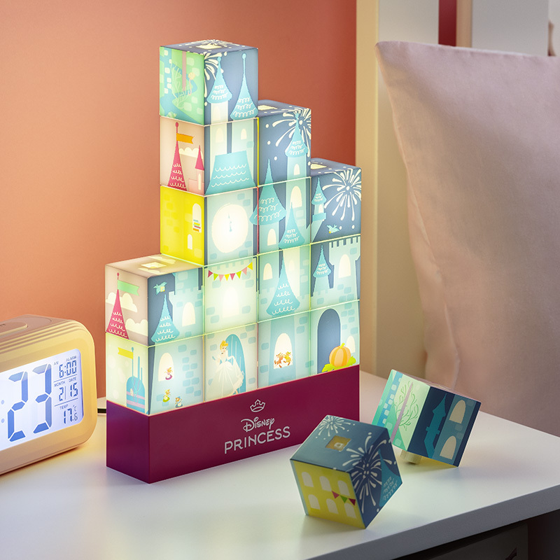 迪士尼公主積木燈