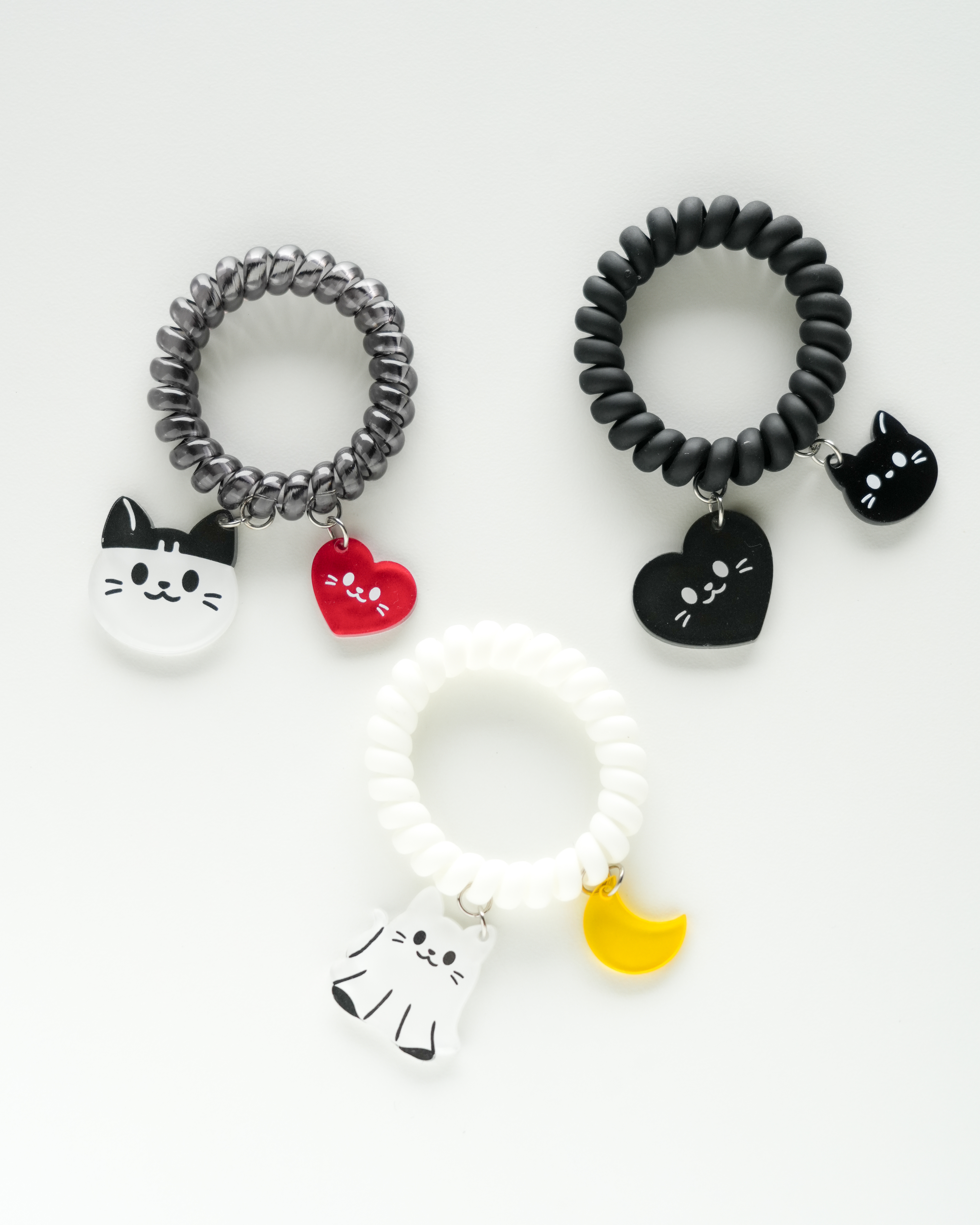 壓克力造型電話線髮圈