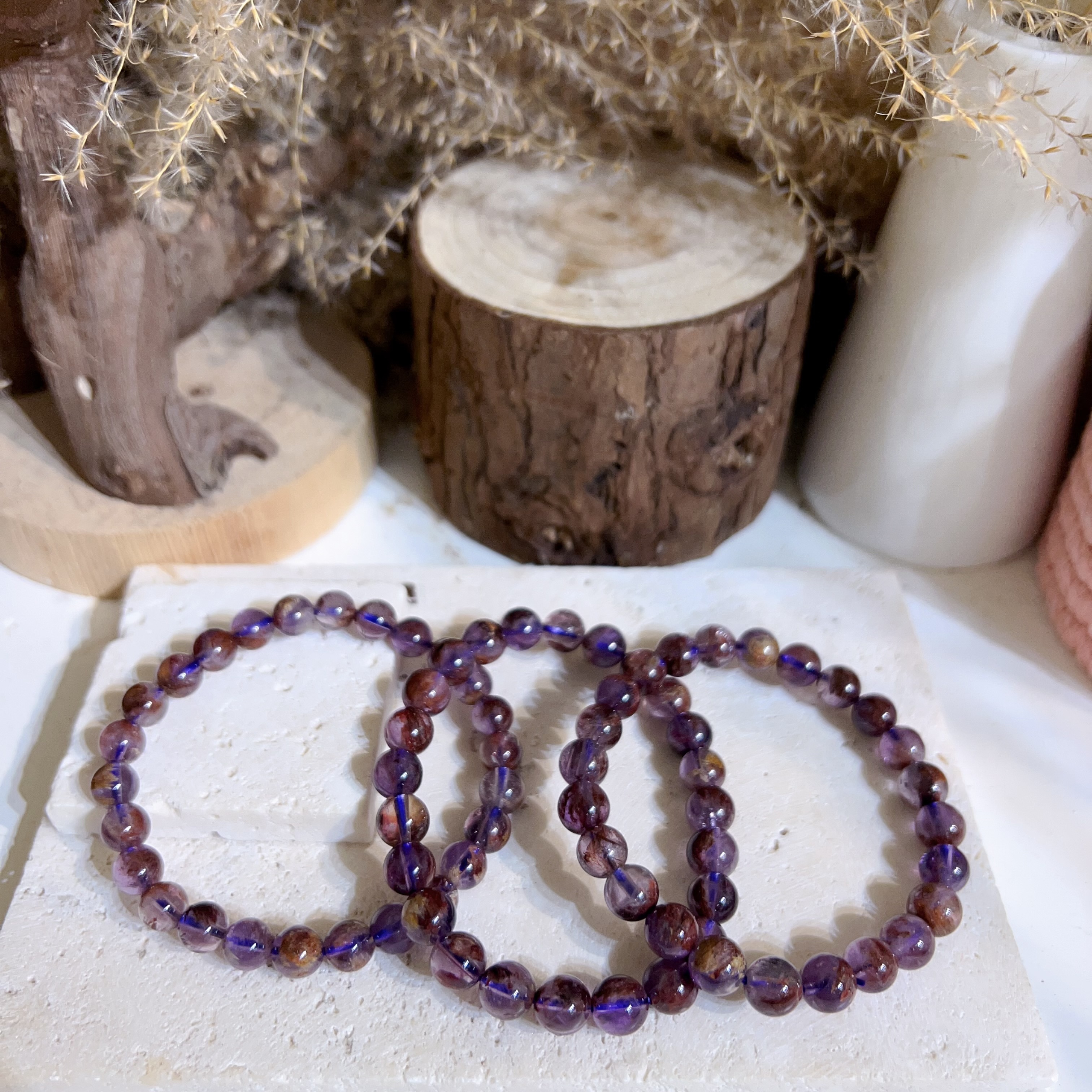 紫幽靈手串 7+mm