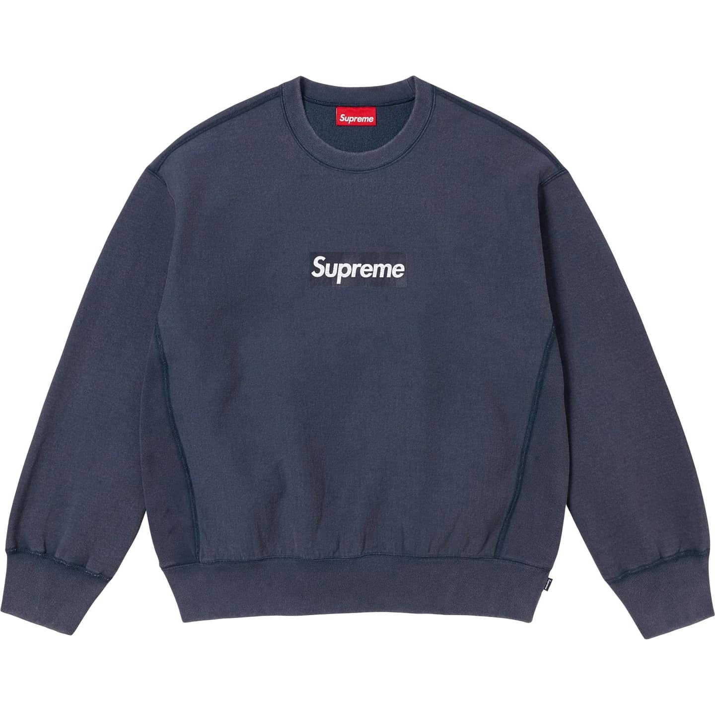 トップス Supreme - Tag Logo Sweater (M) Blue 19SS Supreme - Tag Logo Sweater (M) Blue 19SS