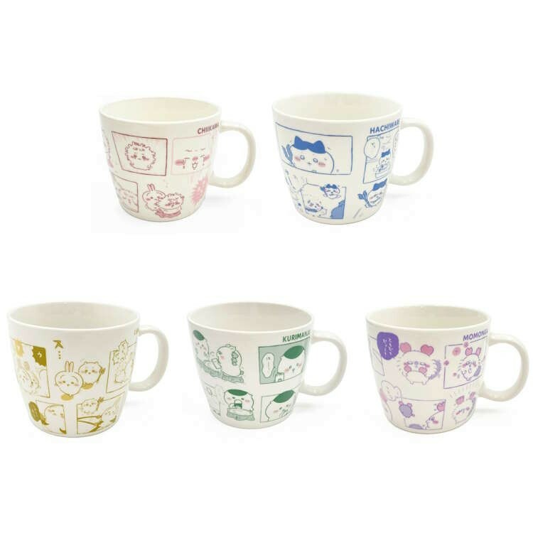 KTQ STORE ‧ 日本 Chiikawa 吉伊卡哇 漫畫風格馬克杯 380ML 共五款