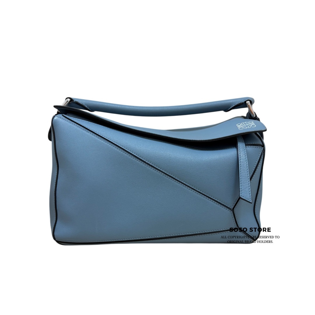 Loewe Puzzle Medium Bag - Blue / Shw