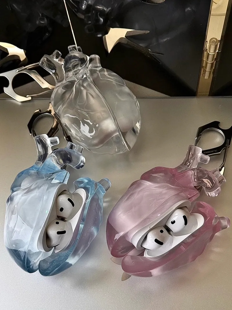<抓住你的心> 現貨+預購 Airpods液態矽膠 心臟原創耳機殼 808FC