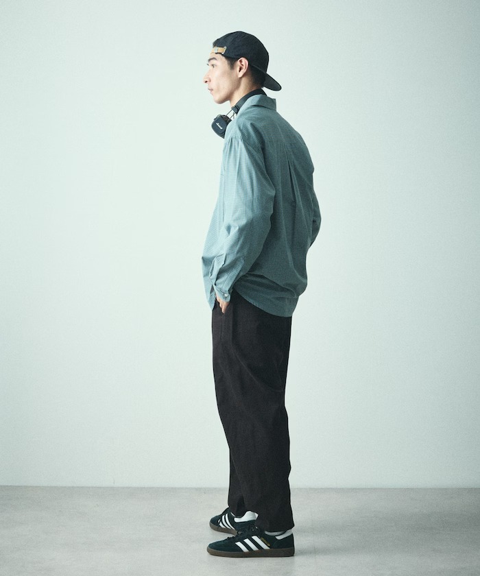 日牌 Freak's Store Wide Curved Tapered Pants