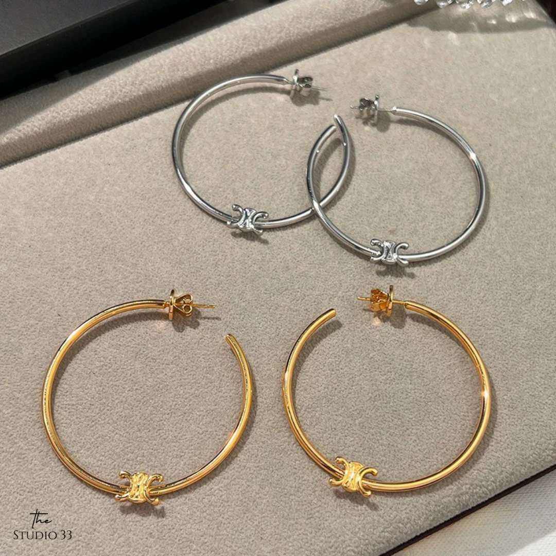 歐美感大圈圈耳環(特)