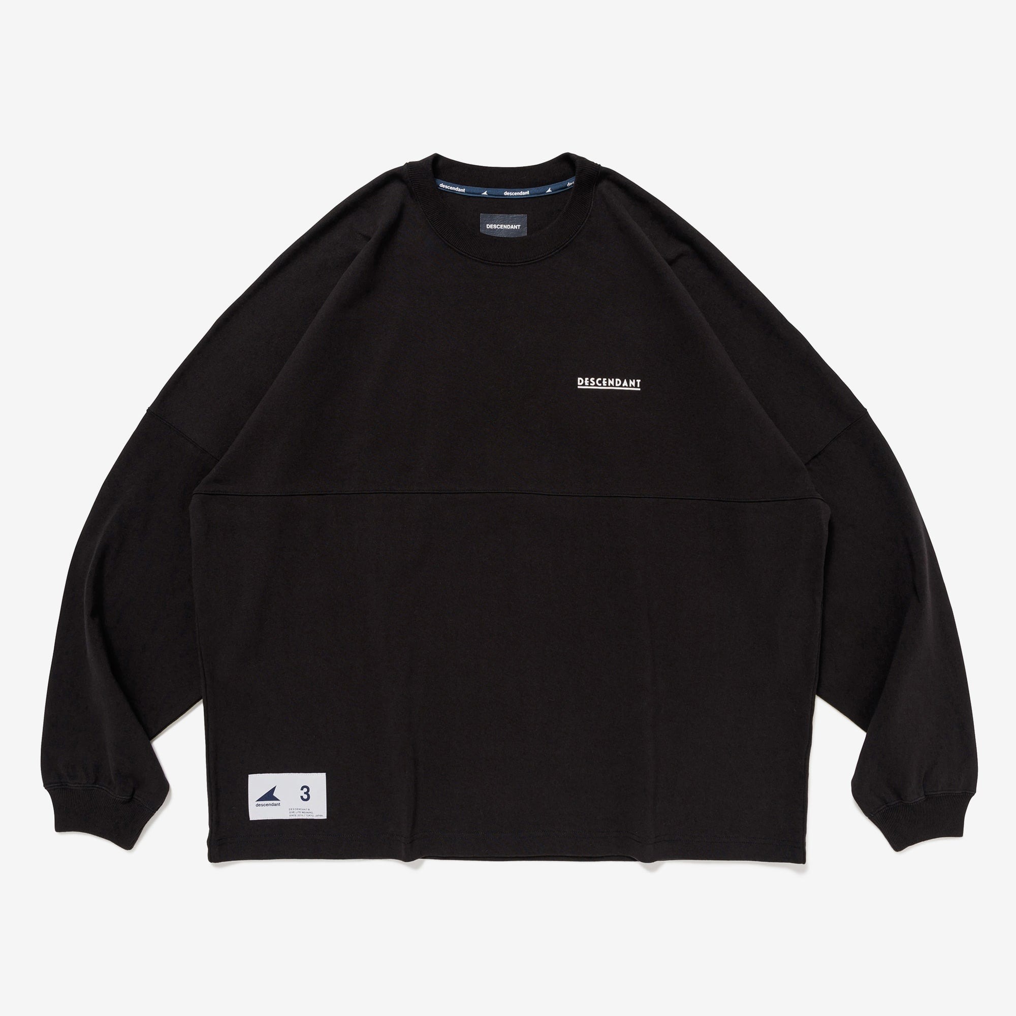 2025SS DESCENDANT BERTH JERSEY LS 背後 鯨魚 長袖 長T 現貨 251ATDS-CSM09