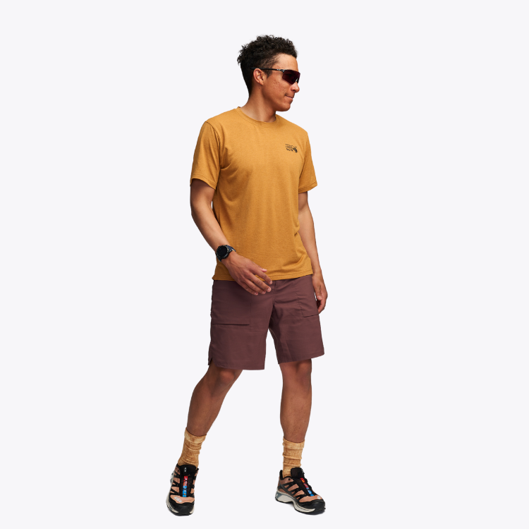 Mountain Hardwear 防曬快乾T-shirt/男 Sunblocker™ Short Sleeve 峽谷橙 (MHW2027891845)