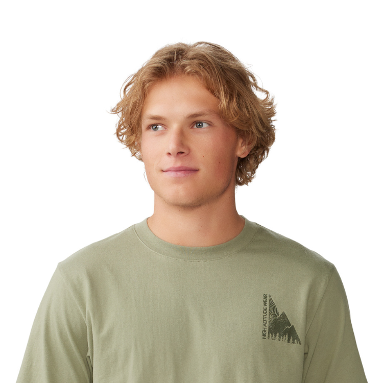 Mountain Hardwear T-shirt/男 Jagged Peak™ Short Sleeve 螳螂綠 (MHW2068091361)