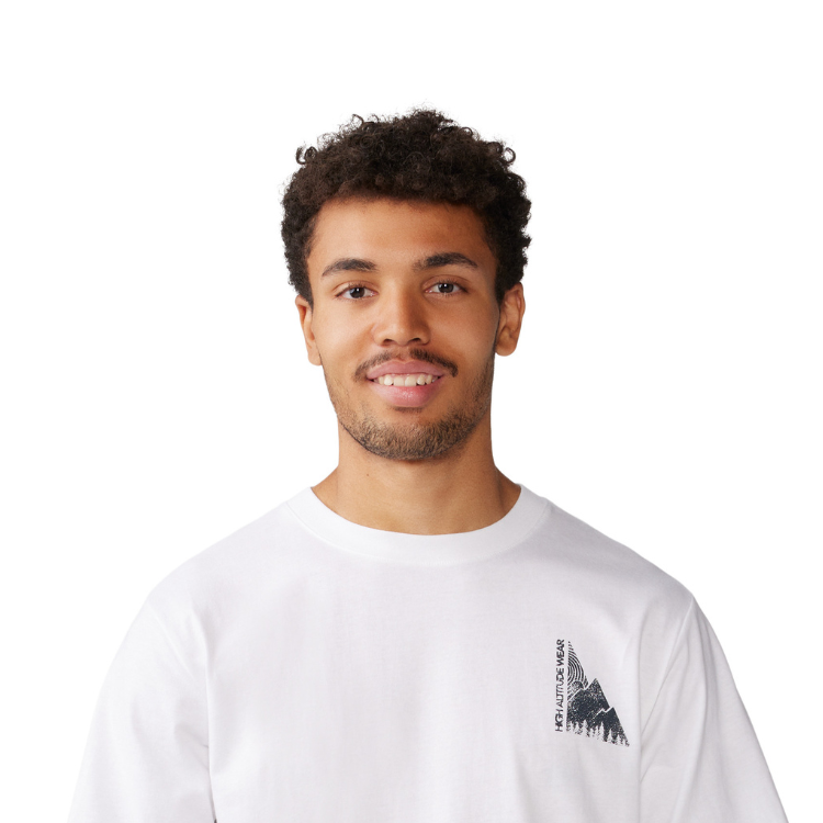 Mountain Hardwear T-shirt/男 Jagged Peak™ Short Sleeve 白 (MHW2068091100)